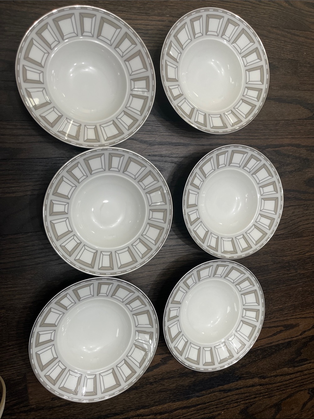 Villeroy & boch La Classica Contura 6 bowls premium bone porcelain